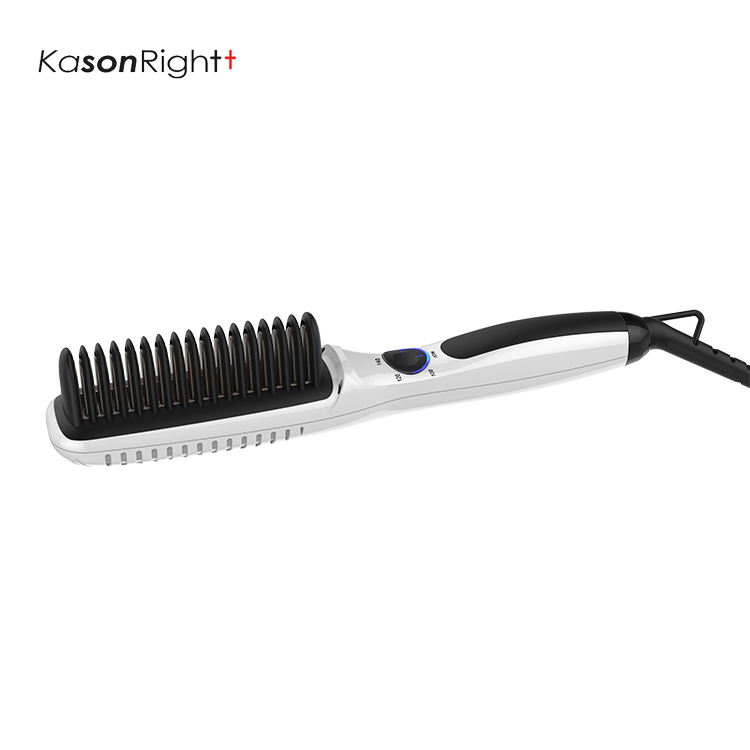 Spazzola per lisciare i capelli a riscaldamento rapido MCH anni '30 riscaldata con 5 impostazioni di temperatura per capelli bagnati/asciutti